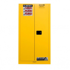JUSTRITE 896220, CABINET, VDRUM FLAM 55G SC YEL